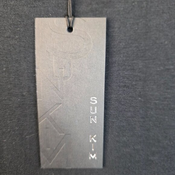 Sun Kim Oversized XS Black Asymmetric Tunic Whimsigoth Luxury Designer USA New - Picture 7 of 10